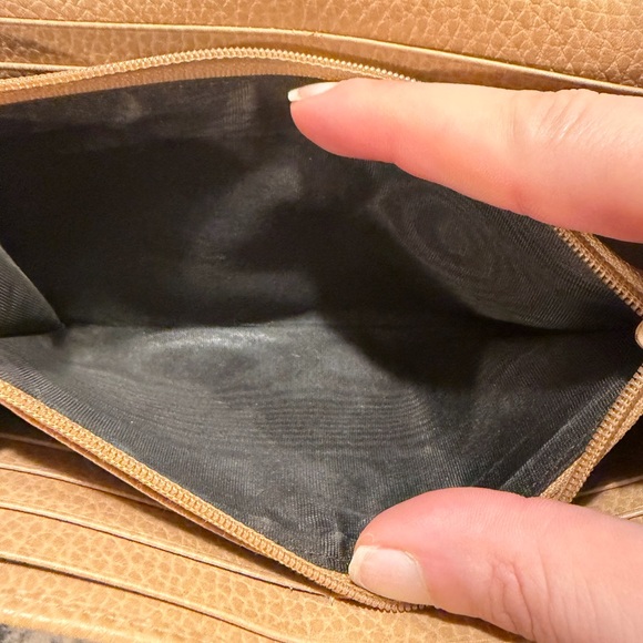 🔥Authentic Gucci GG Pebbled Leather Wallet – Beige🔥 FAIR CONDITION! - Picture 7 of 9